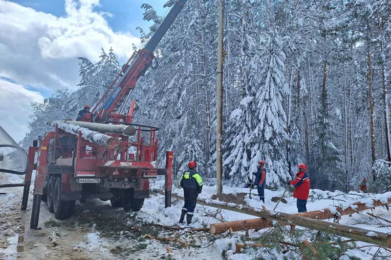 Восстановление электроснабжения после аномальной погоды: успехи энергетиков "Россети Урал"