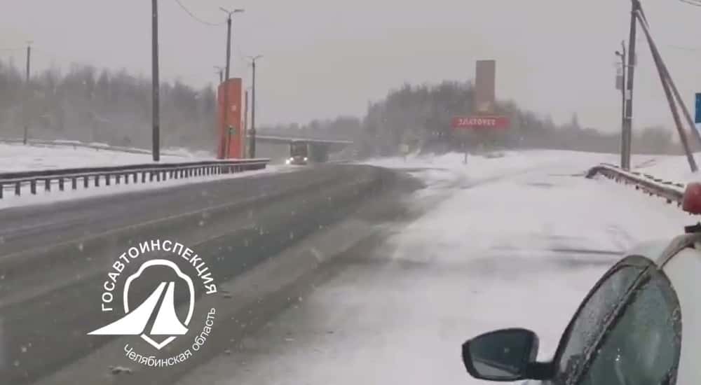 ГИБДД снова предупредила челябинцев о снегопадах 