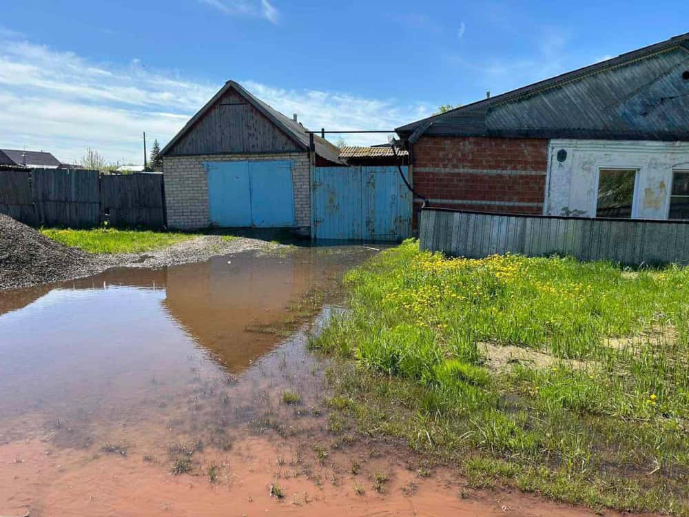 В Челябинской области жилой сектор залило грунтовыми водами 