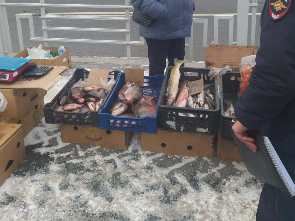 Рыбу и орехи изъяли в Тюмени в местах нелегальной торговли 