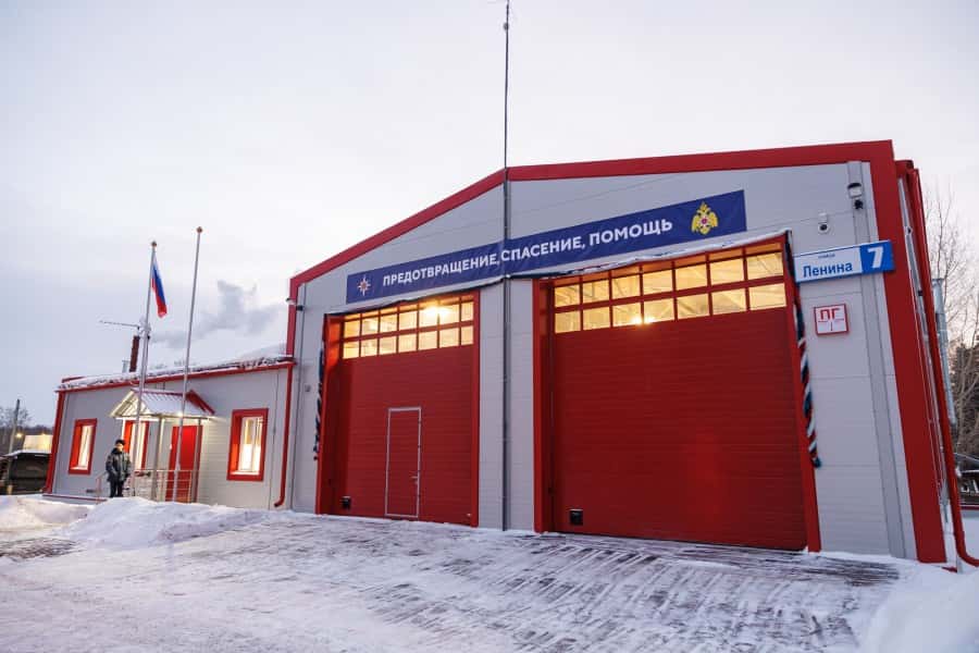 Под Екатеринбургом открыли новое пожарное депо 