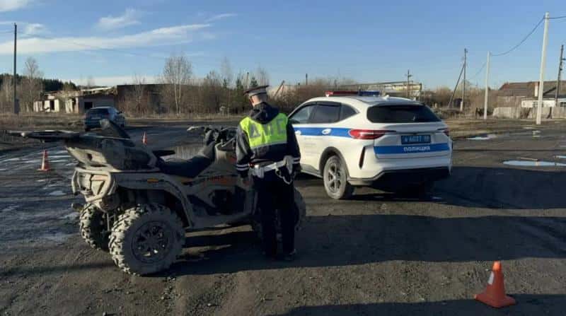 Смертельное ДТП под Первоуральском — квадроциклист перевернулся на повороте и погиб