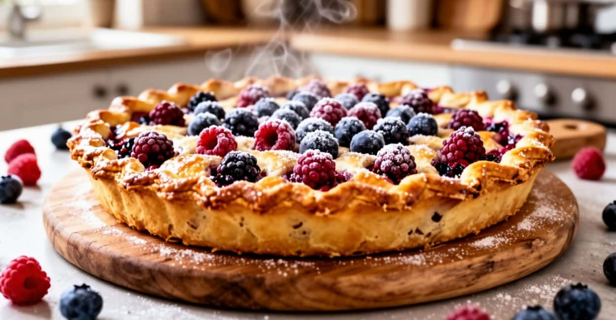 Когда в морозилке завалялись ягоды: готовлю невероятный пирог «3 стакана» — быстрый и очень вкусный рецепт к чаю