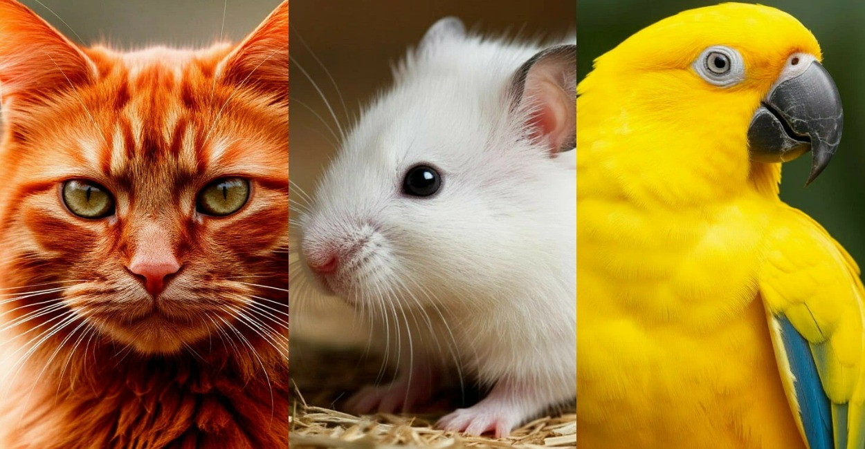 Выберите питомца и узнайте всю правду о себе: кошка, хомяк или попугай — что ответ говорит о характере