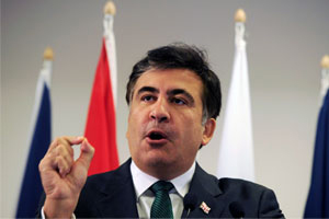 Саакашвили попрощался с народом через телевизор