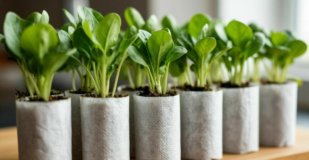 Без горшков и стаканов — просто беру туалетную бумагу и сажаю рассаду: идеальный метод для богатырских сеянцев