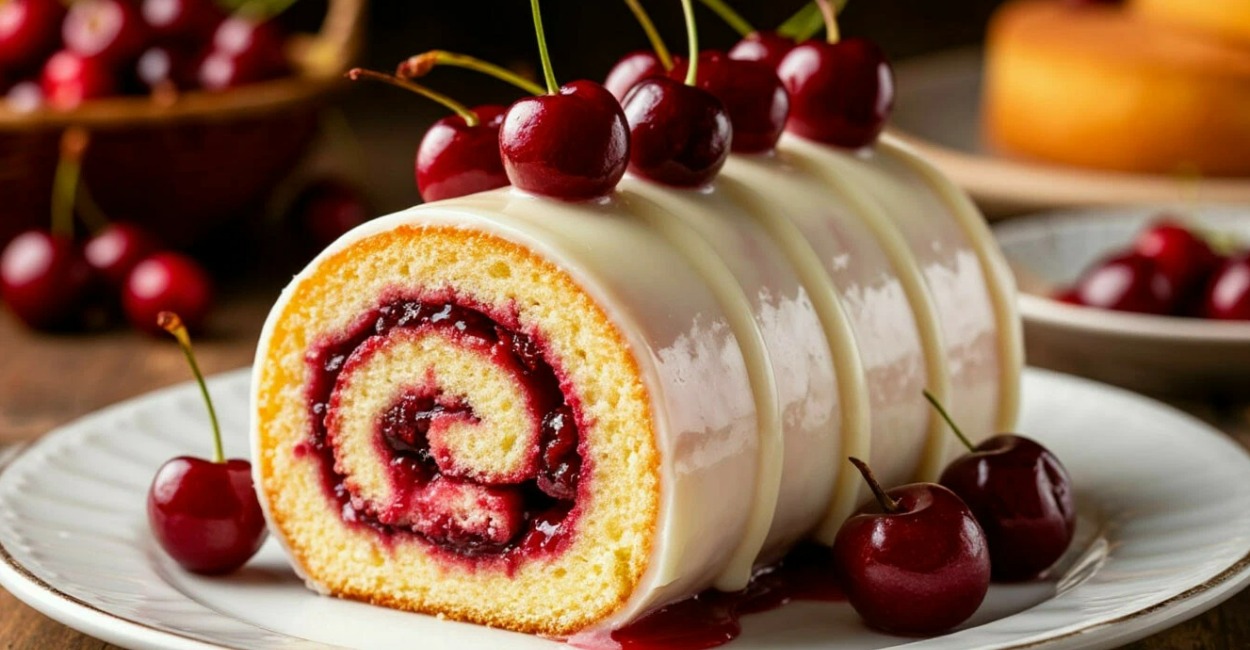 Вкуснее самого дорогого кулича: пасхальный десерт с вишней и нежной глазурью — готов за час