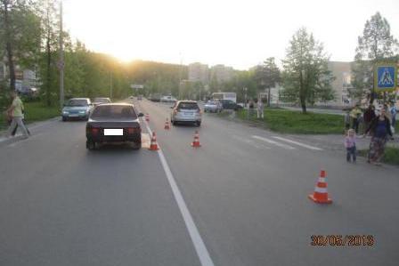 В Новоуральске ребенок подпал под машину