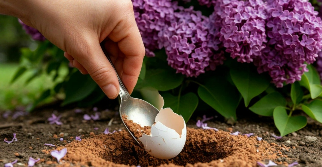 1 горсть под сирень в начале апреля — и куст цветёт шапкой: гроздья пышные, аромат на всю улицу, а соседи просят черенки