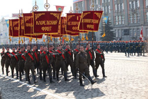 В День Победы более 3,5 тыс. военнослужащих и 200 единиц техники примут участие в парадах войск В День Победы более 3,5 тыс. военнослужащих и 200 единиц техники примут участие в парадах войск