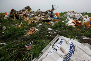 Так кто же сбил малазийский боинг Россия или Украина ? С места крушения малайзийского Boeing увезли еще две тонны обломков