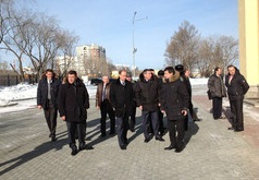 Евгений Куйвашев презентовал Патрушеву Центральный стадион Евгений Куйвашев презентовал Патрушеву Центральный стадион