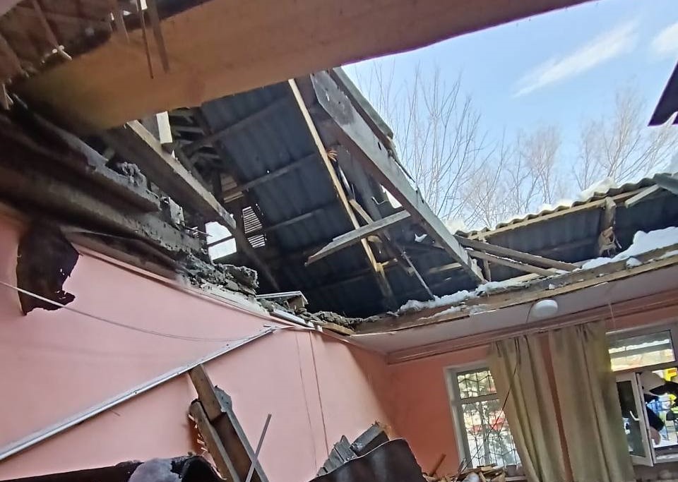 В Челябинске обрушилась крыша центра реабилитации бомжей 