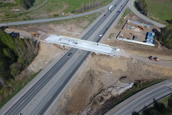 На трассе М-5 до октября ограничено движение