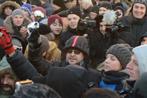 Почти половина из собравшихся на Лубянке – журналисты и блогеры