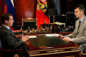 Прохоров предложил выгнать президента из Кремля Прохоров предложил выгнать президента из Кремля