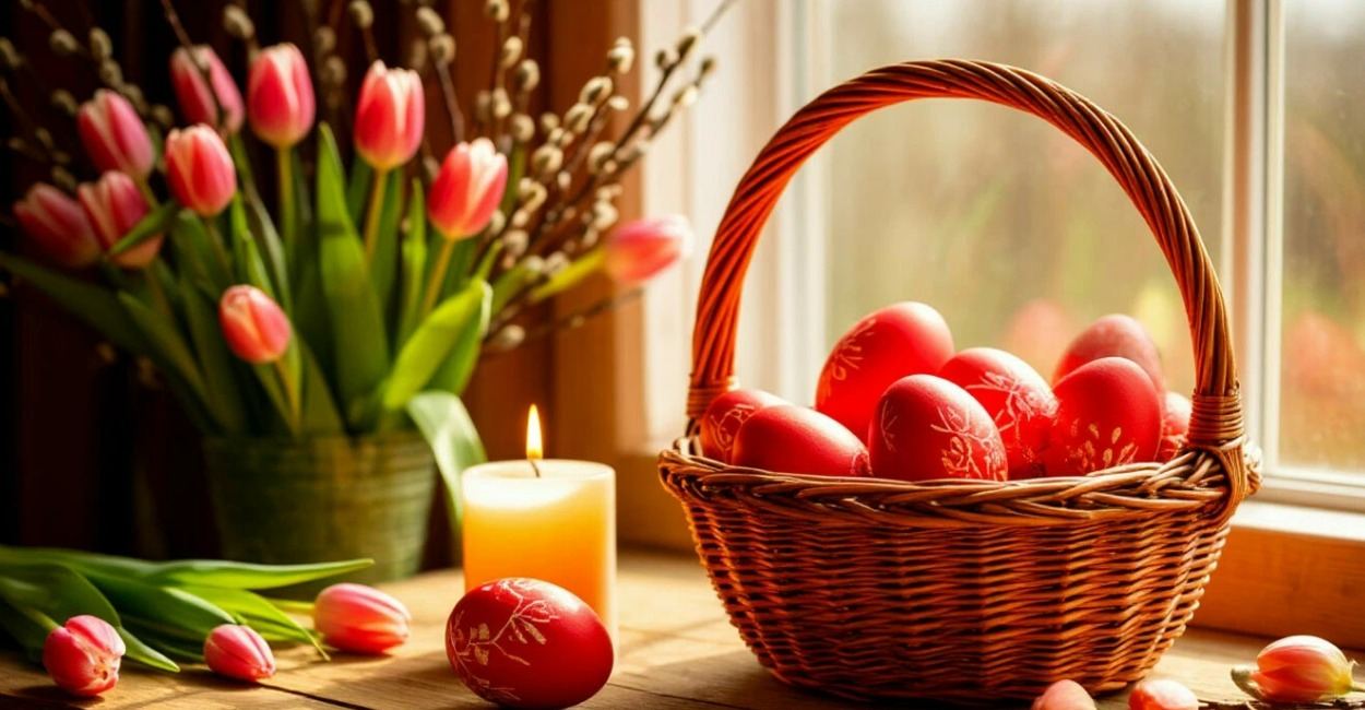 Скорлупки крашу в закатный алый — получаю целую палитру на тарелке: простая хитрость из того, что обычно летит в мусорку