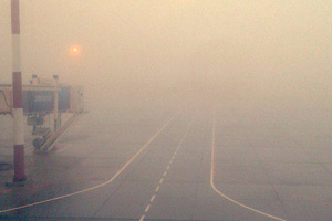 Туман в Екатеринбурге: в Кольцово задержано 20 рейсов