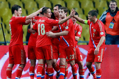 Россия обыграла Азербайджан в отборочном матче ЧМ-2014