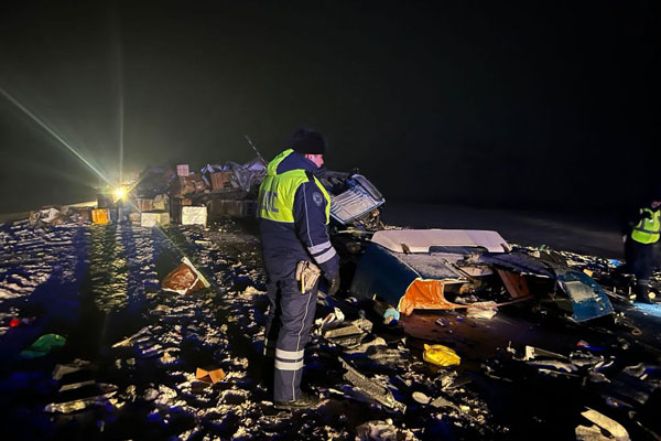 Из-за смертельной аварии на трассе "Екатеринбург -Тюмень" гаишники организовали объезд