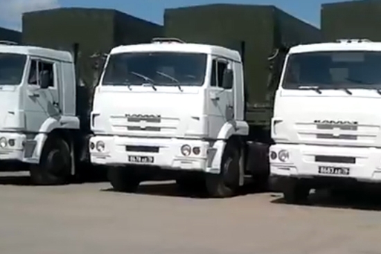 Четвертый гуманитарный конвой МЧС добрался до Ростова Четвертый гуманитарный конвой МЧС добрался до Ростова