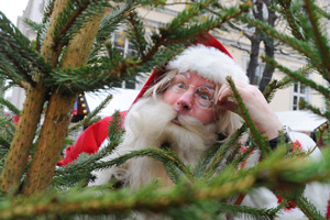 Парад Санта-Клаусов в Нью-Йорке: немного счастья обездоленным