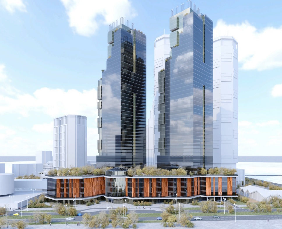 Два небоскреба появятся на улице Бориса Ельцина в Екатеринбурге Два небоскреба появятся на улице Бориса Ельцина в Екатеринбурге