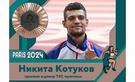«Я мог быть первым»: легкоатлет с Урала взял бронзу на Паралимпийских играх  | Уралец Никита Котуков завоевал бронзу на Паралимпиаде 