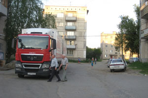 В Тавде искали большегрузный транспорт