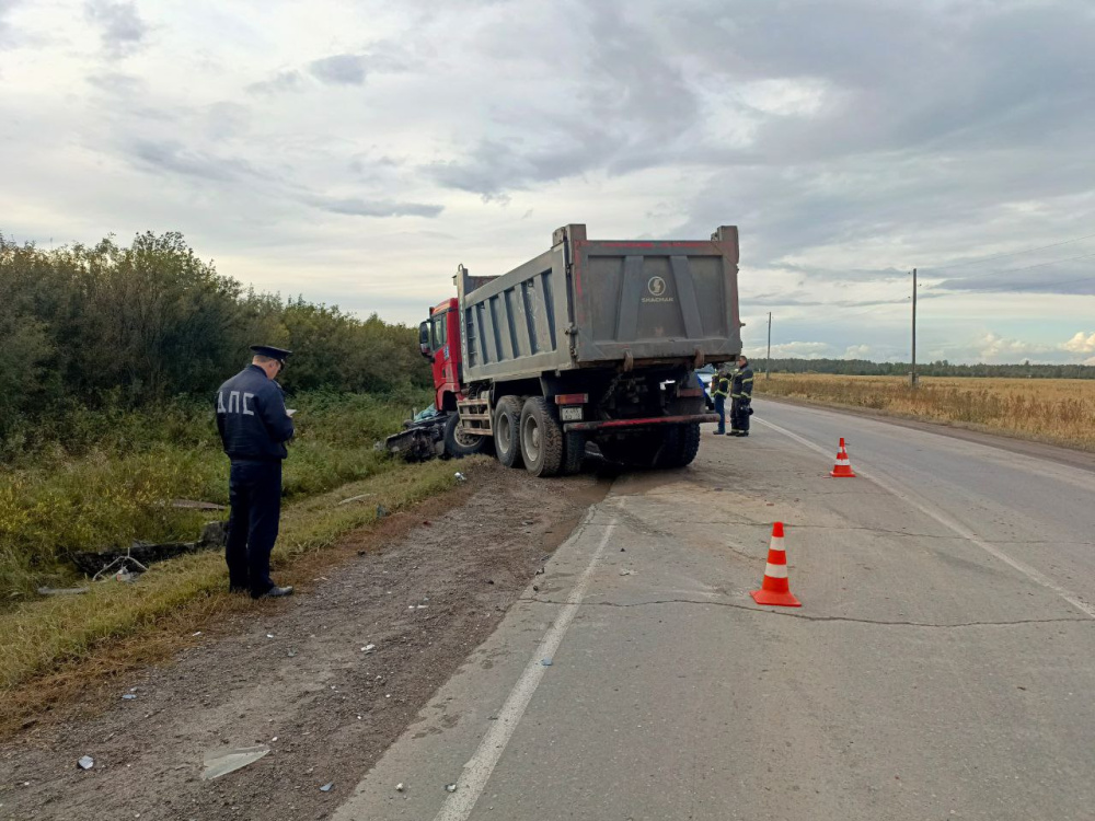 Три человека погибли при столкновении грузовика и легковушки на Урале  | Под Богдановичем три человека погибли в ДТП 