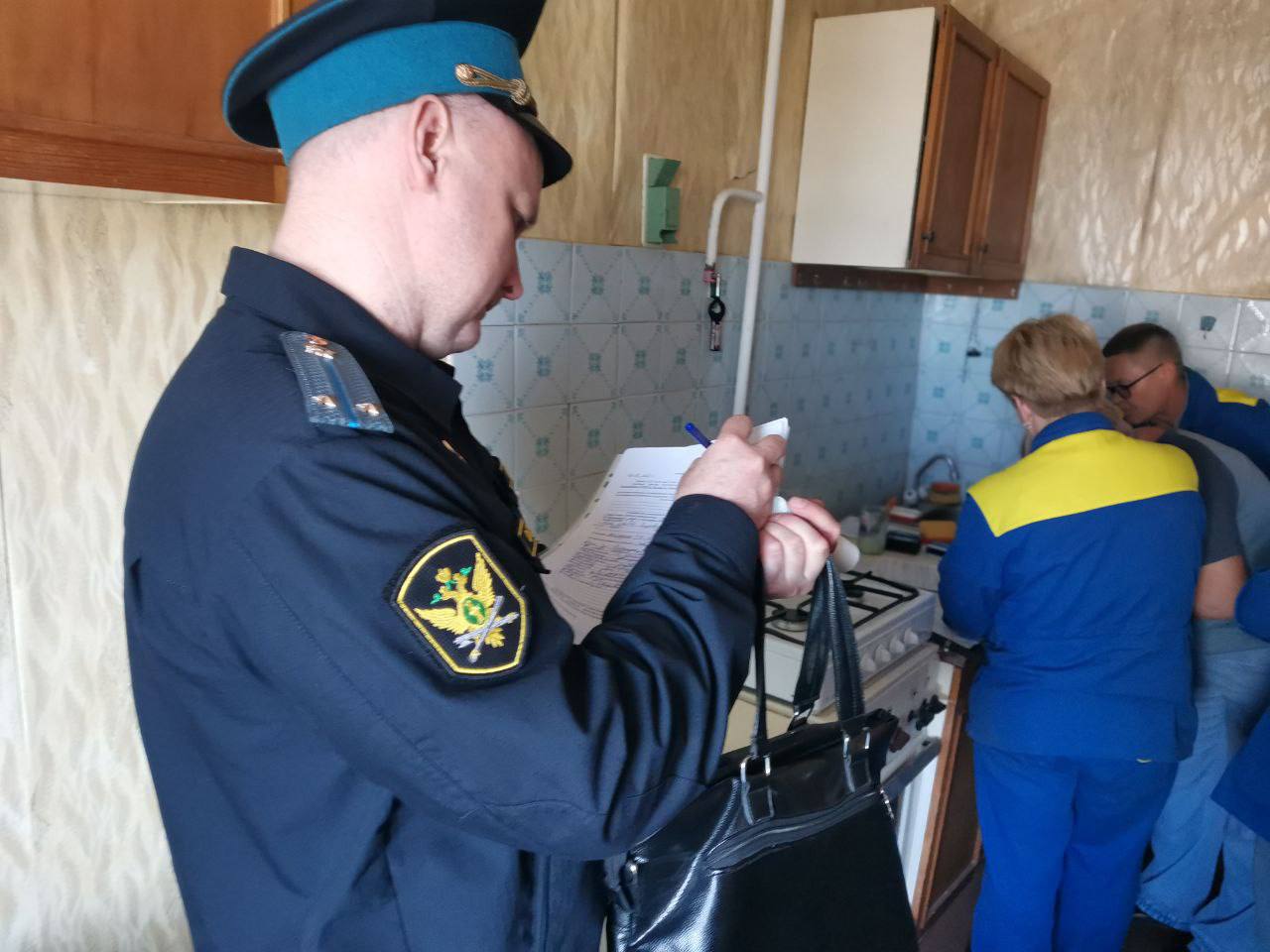 Газообеспечение многоквартирного дома под контролем судебных приставов