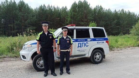 Свердловские Госавтоинспекторы спасли грибников