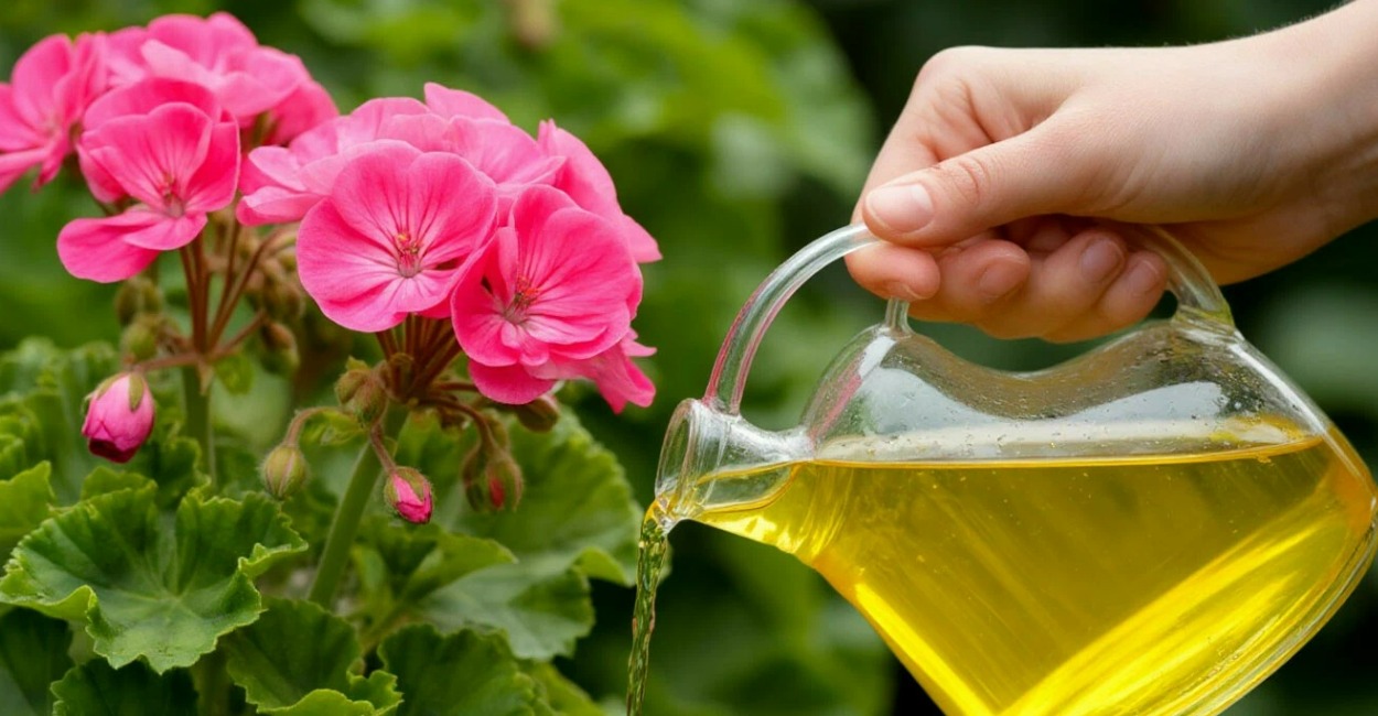 Пеларгонии в конце марта — обязательно: 1 таблетку в горшок — вялая зелень нальется силой, а бутоны цветоносят до осени