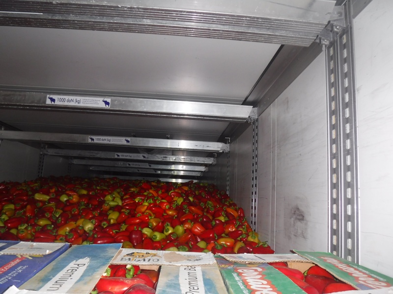 Уральские таможенники выявили попытку нелегального ввоза 17 тонн перцев из Казахстана