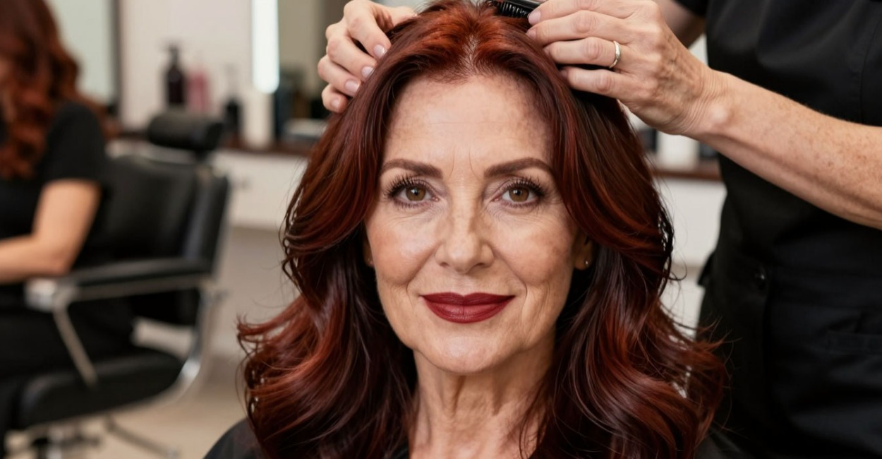 Омолаживающие окрашивания в возрасте 50+: вот какие оттенки волос выбрать, чтобы стереть с лица 10 лет