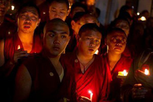 Житель Тибета совершил самосожжение