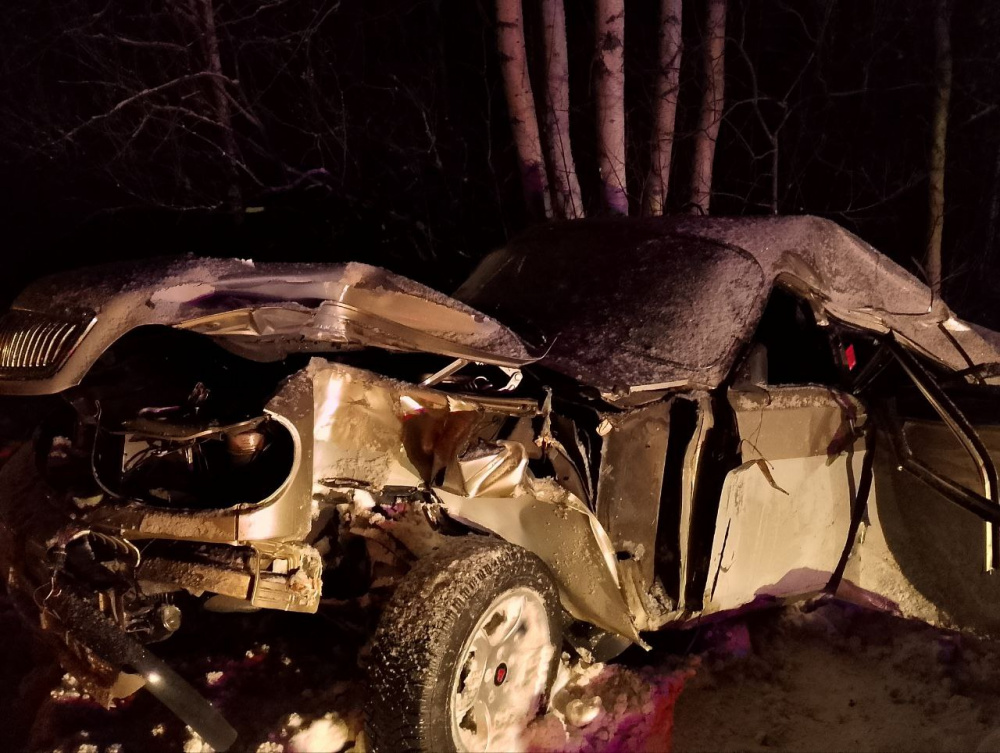 Смертельный удар — «Волга» врезалась в дерево под Тюменью  | Под Тюменью «Волга» врезалась в дерево, водитель погиб 