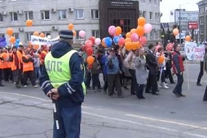 Первомайская демонстрация в Челябинске прошла без происшествий