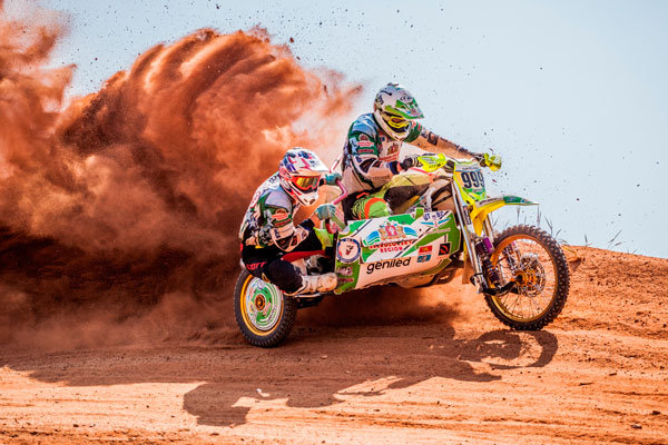 Открыли сезон Чемпионата России по мотокроссу с колясками медалями!