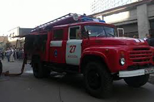 В Москве горит жилой дом. Идет эвакуация