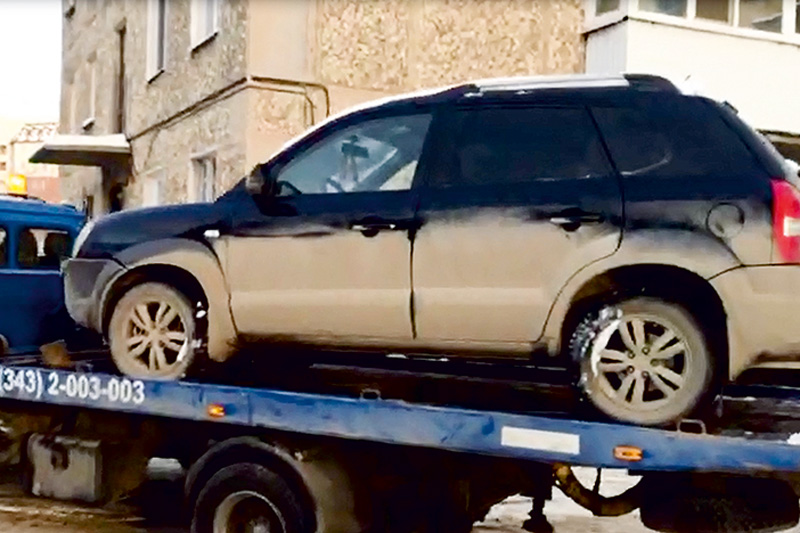 Поплатился автомобилем