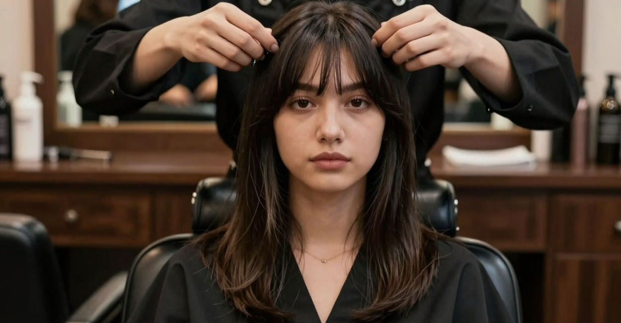 Идеальная корейская стрижка для тонких волос: делаю «Хаш Кат» и объём держится сам — без укладки и лака