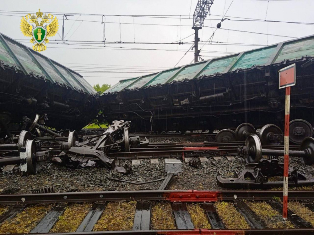 В Курганской области движение поездов нарушилось из-за схода вагонов  | В Зауралье из-за схода вагонов нарушилось движение поездов 