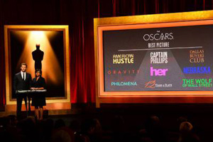 Объявлены номинанты на "Оскара", лидируют "Афера по-американски" и "Гравитация"