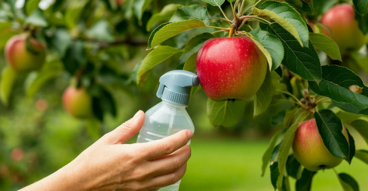 700 г на 10 л — и никаких больше гнилых яблок в саду: чем нужно опрыскать яблони в апреле