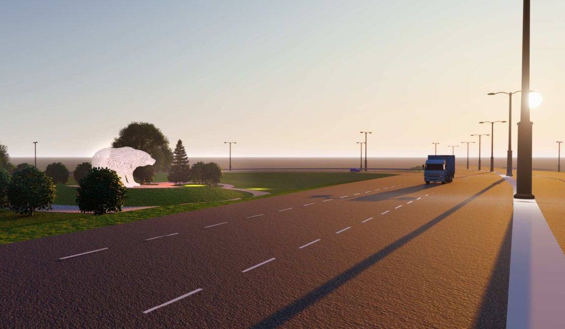 На окраине Екатеринбурга установят фигуры лося и медведя