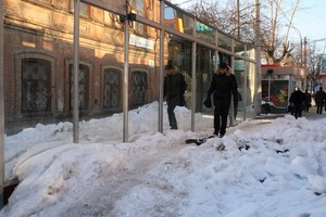 Екатеринбург засыпает снегом