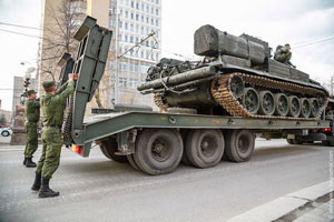 В Екатеринбурге пройдет восемь репетиций парада победы начиная с этой недели