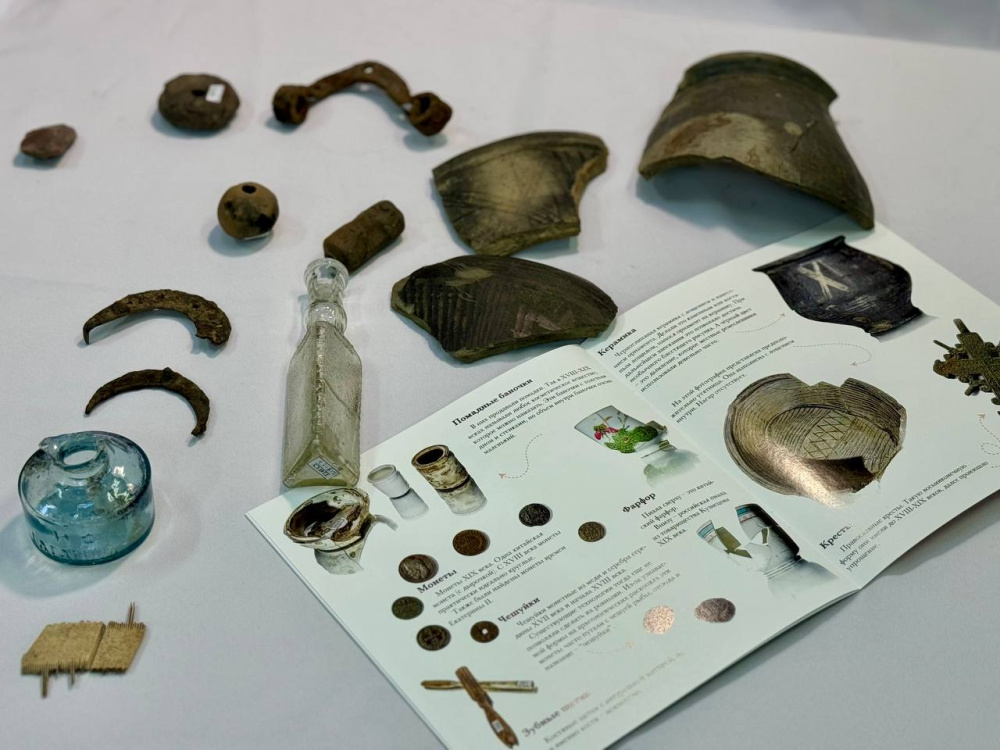 Более 1200 артефактов найдено археологами в центре Тюмени  | В центре Тюмени археологи нашли более 1200 артефактов 