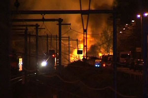 Взрыв "ядовитого" поезда: двое погибших, 14 раненых. Видео Взрыв "ядовитого" поезда: двое погибших, 14 раненых. Видео